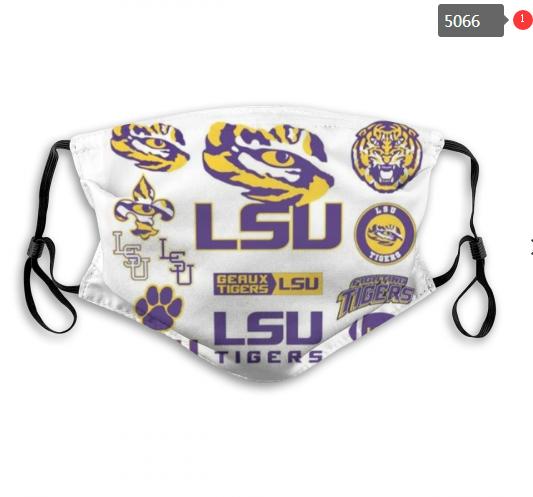 NCAA LSU Tigers #4 Dust mask with filter->ncaa dust mask->Sports Accessory